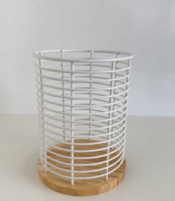Porta Utensillos Nordico Blanco